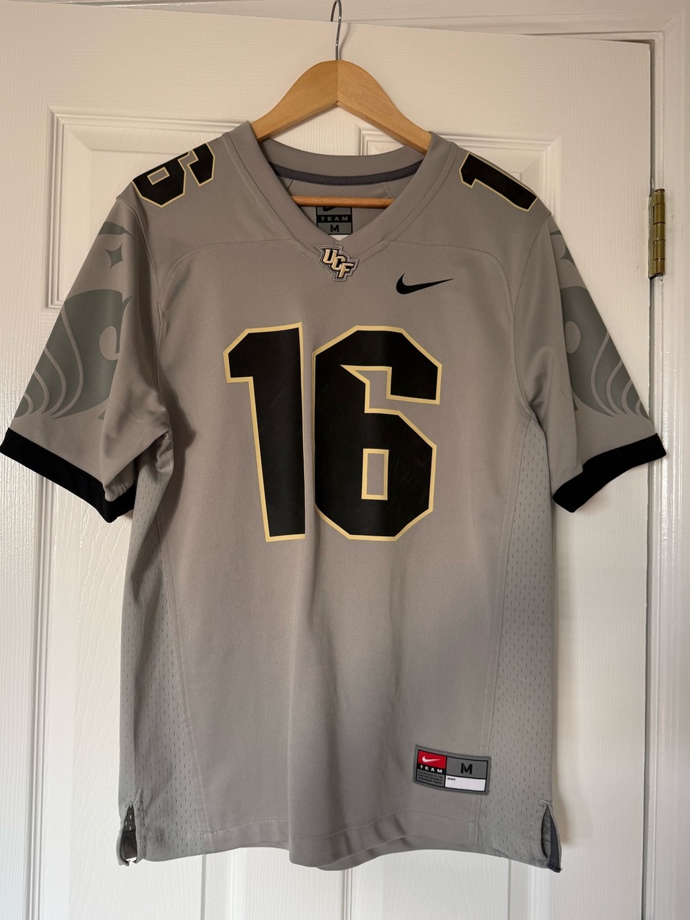 Nike Ucf Knights Grey Football Jersey